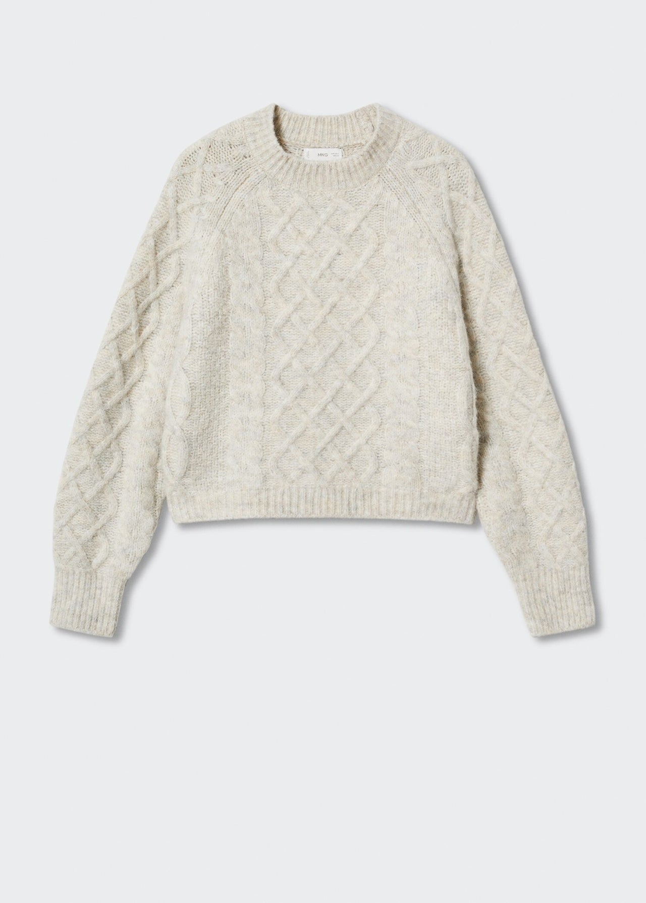 Cable-knit sweater