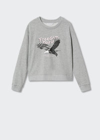 Thumbnail for Eagle-print sweater