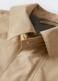 Thumbnail for Water-repellent cotton trench coat