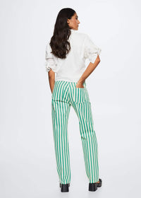 Thumbnail for Straight striped jeans