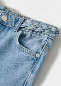 Thumbnail for Braided belt jeans