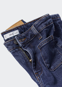 Flared jeans with pocket