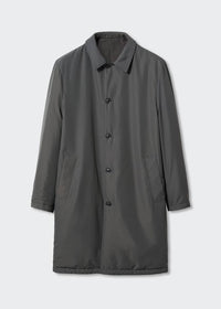 Thumbnail for Reversible wool trench coat