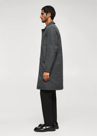 Thumbnail for Reversible wool trench coat