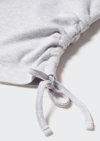 Thumbnail for Ruched detail knitted t-shirt
