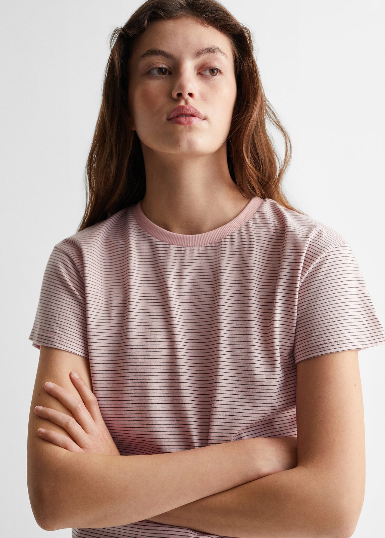 Striped cotton T-shirt