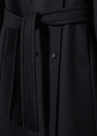 Thumbnail for Woollen coat with belt