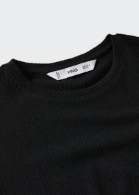 Thumbnail for Ribbed knit t-shirt