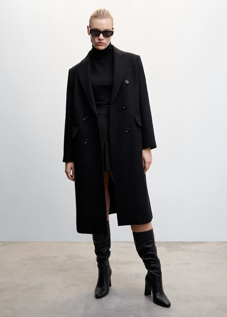 Tailored wool coat