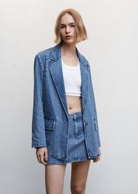 Thumbnail for Denim jacket with pockets