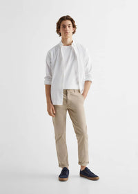 Thumbnail for Straight cotton trousers